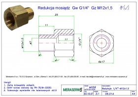 Gw G1/4 Gz M12x1,5