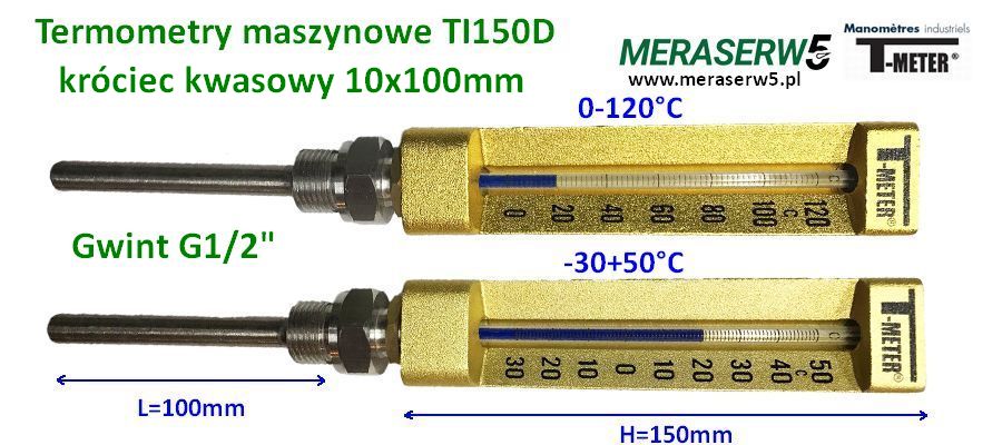 TI150D kwasowe 100mm down
