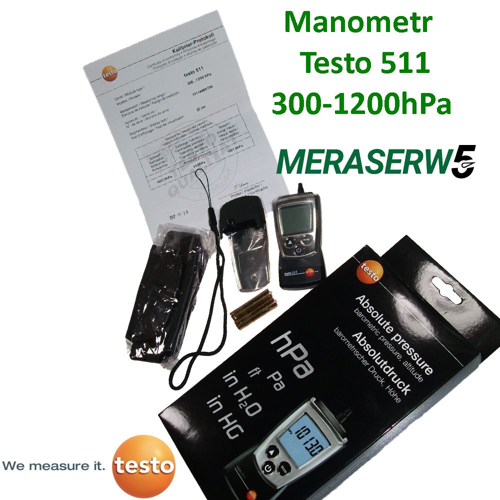 Testo 511 wyposazenie