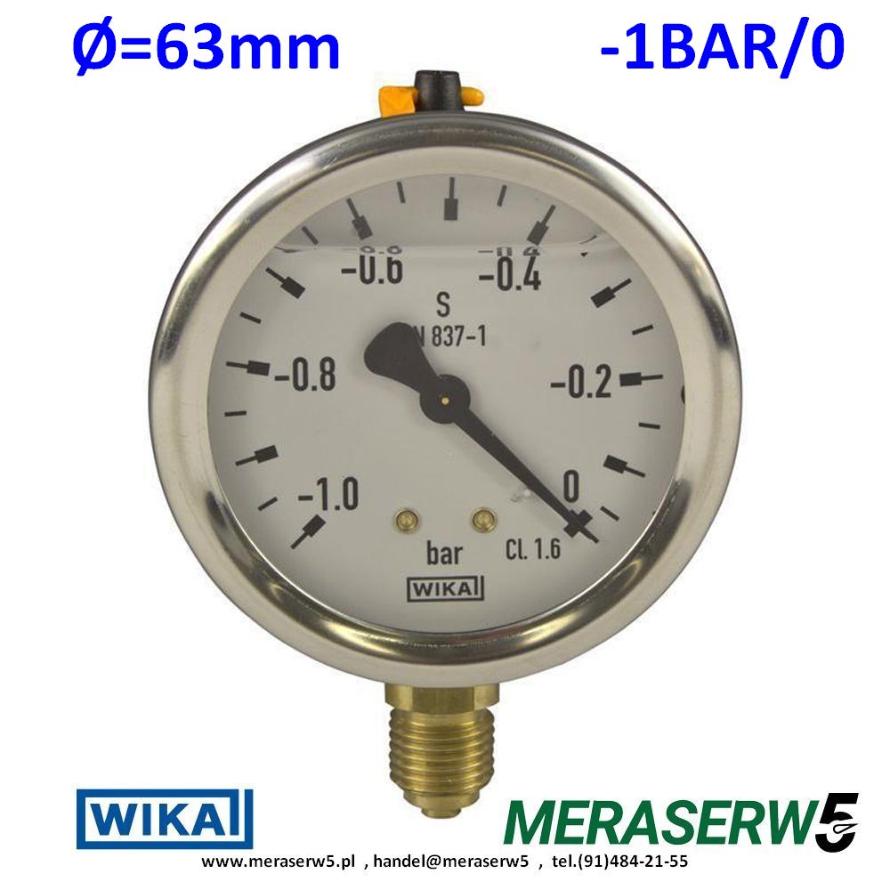 213.53.063R 1BAR 0 WIKA