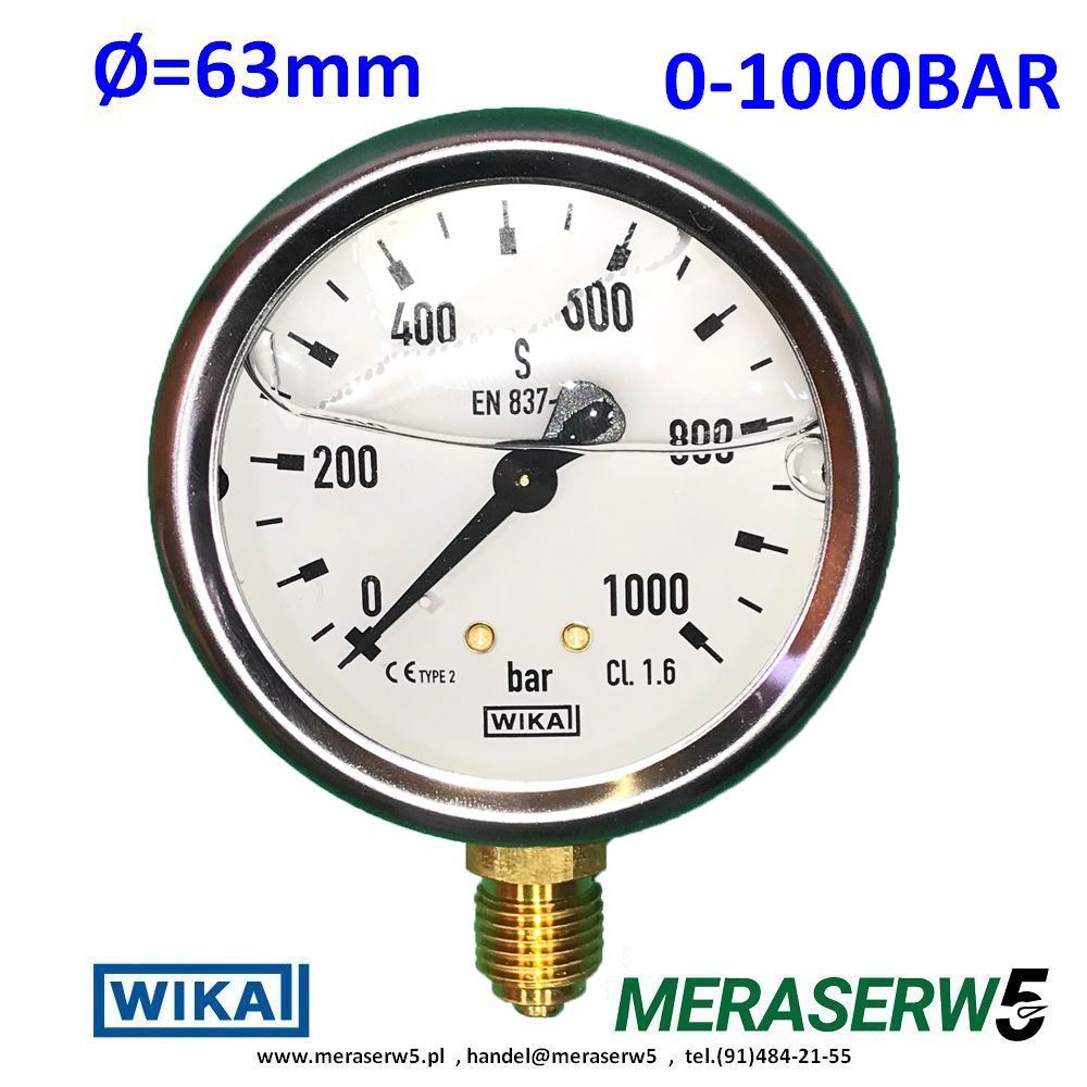 213.53.063R 1000BAR WIKA