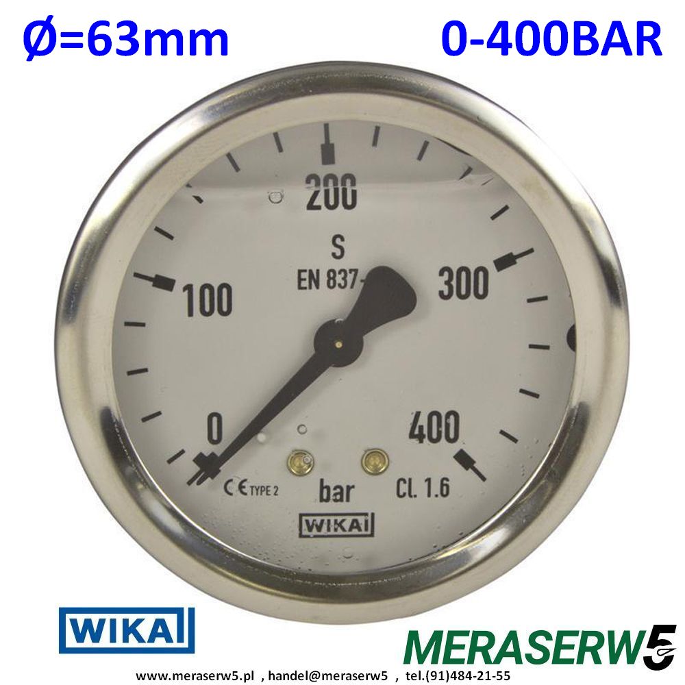 213.53.063T 400BAR WIKA