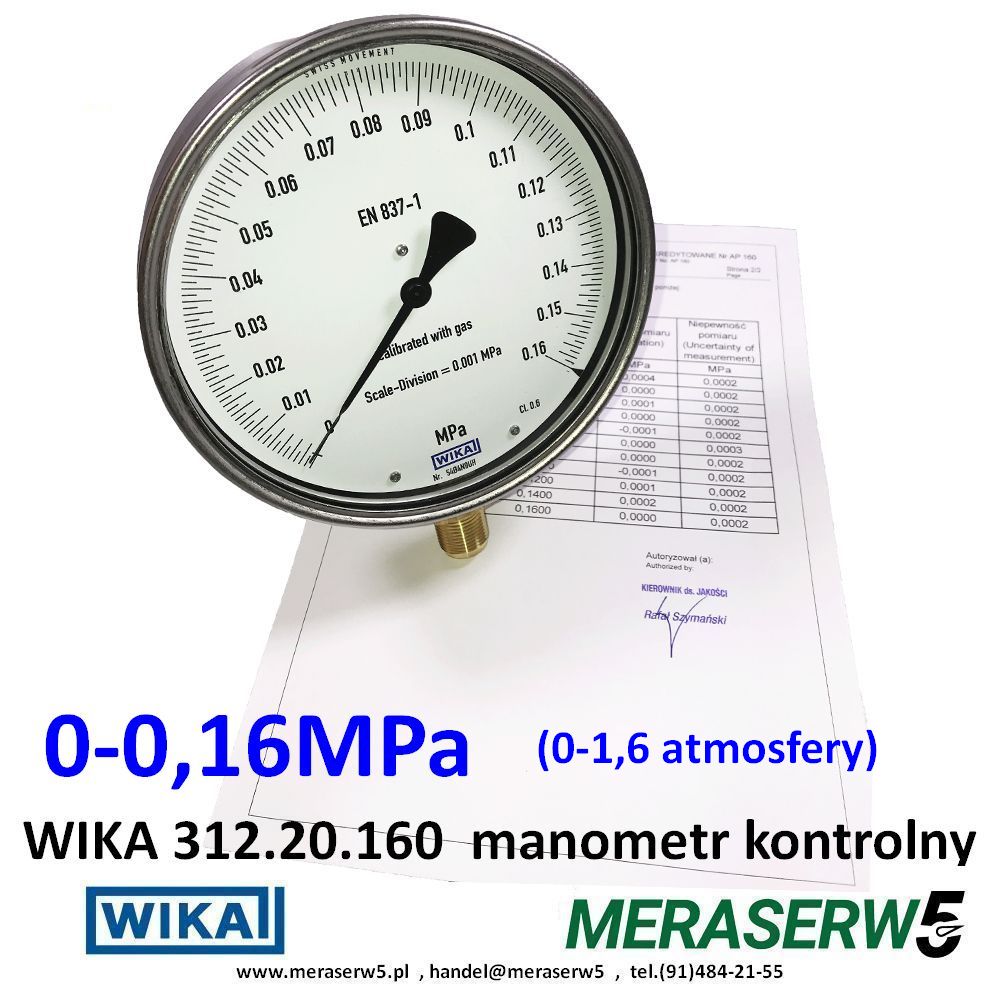312.20.160 016MPa PCA2