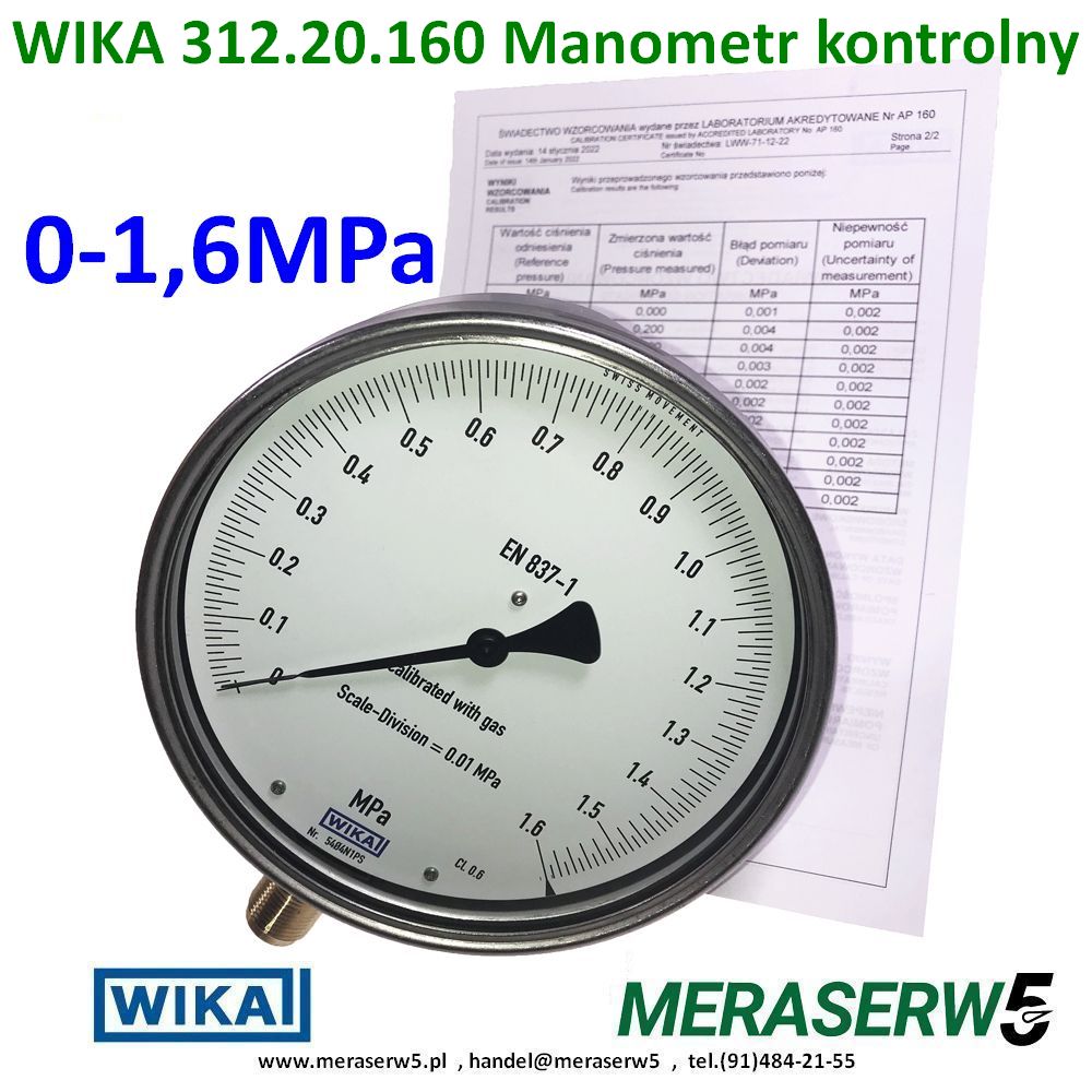 312.20.160 16MPa PCA2
