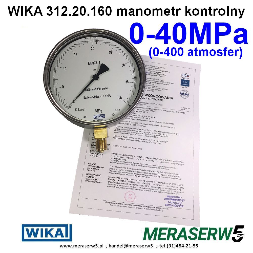 312.20.160 40MPA PCA1