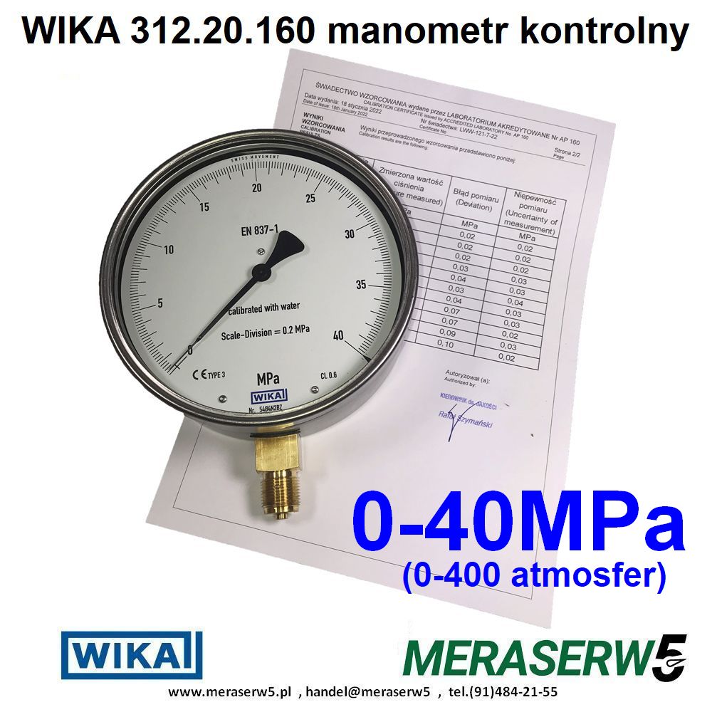 312.20.160 40MPa PCA2