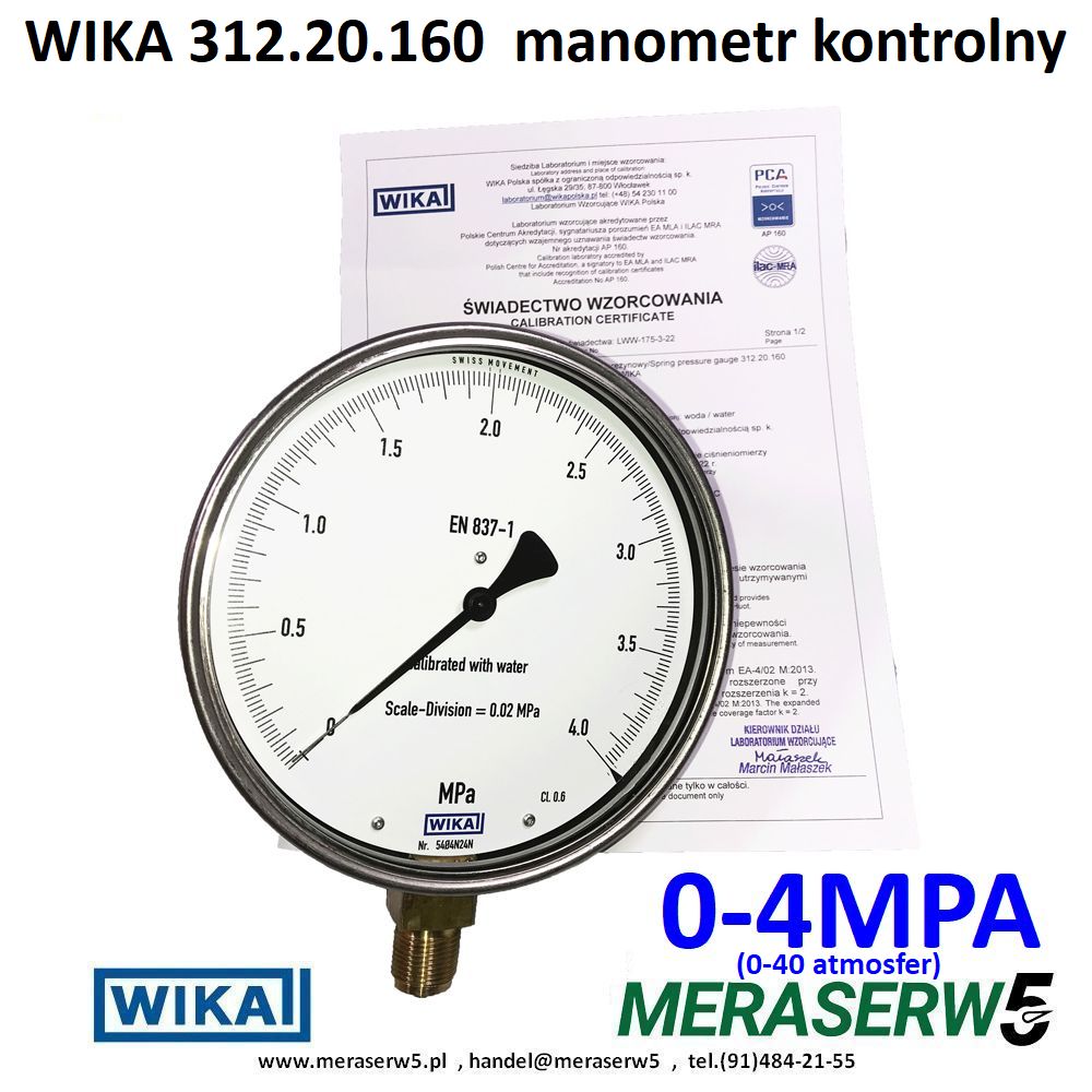 312.20.160 4MPa PCA1