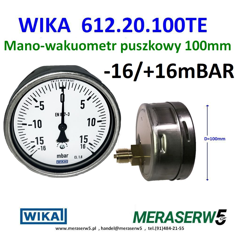 612.20.100TE 16 16mBAR