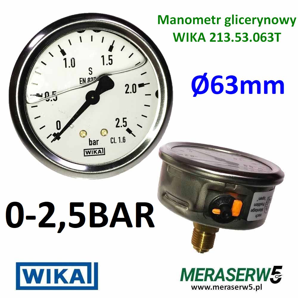 M63TG 0 2 5BAR WIKA