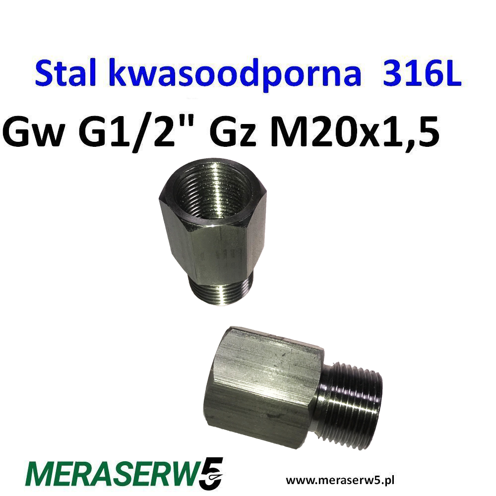G12 M20 SS316 40mm