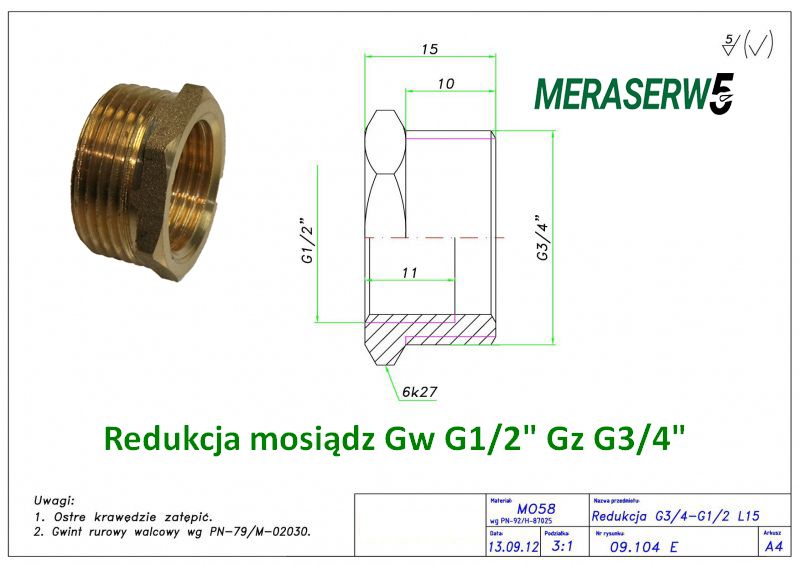 Redukcja G12 G34