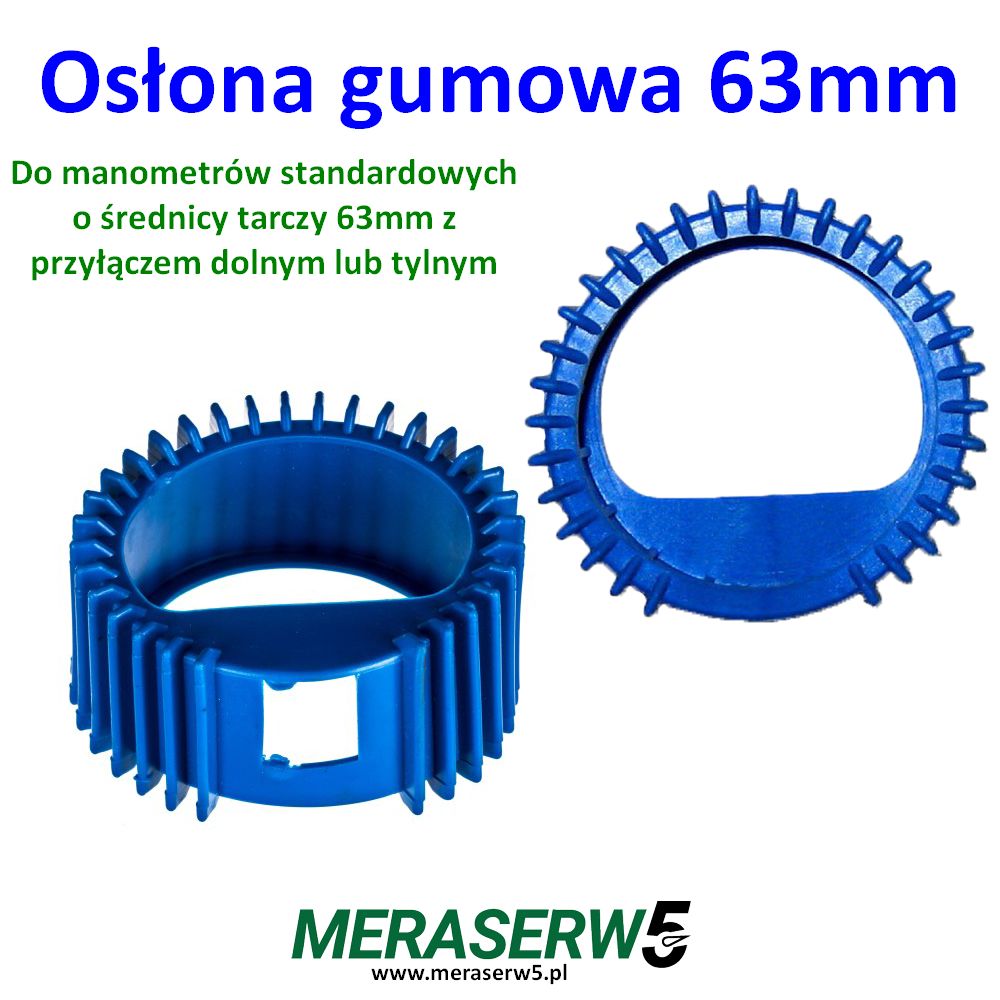 oslona gumowa 63 niebieska