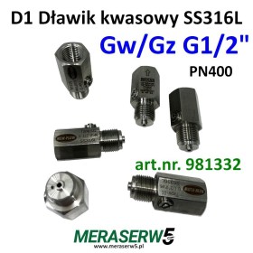 Tłumik pulsacji dławik D1