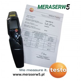 testo830-t2 świadectwo